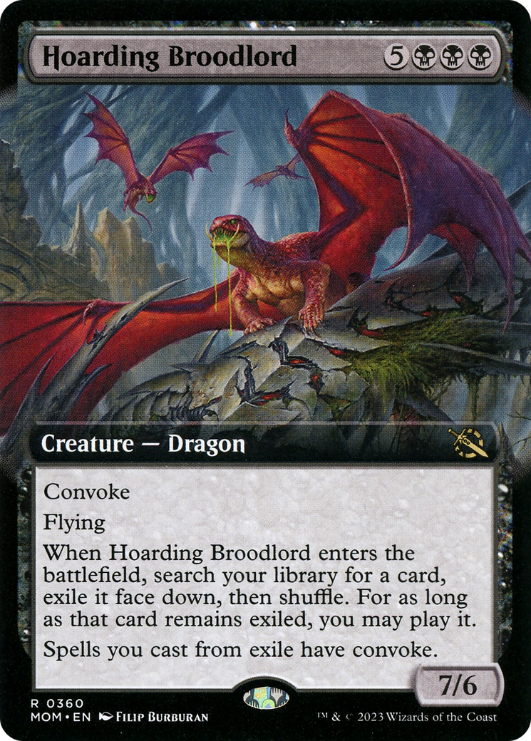 Hoarding Broodlord (Extended Art) (MOM-360) [March of the Machine]