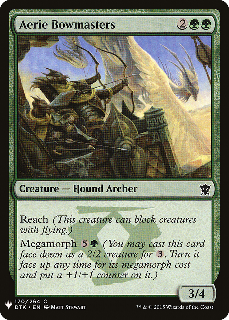 Aerie Bowmasters (LIST-DTK-170) [The List]