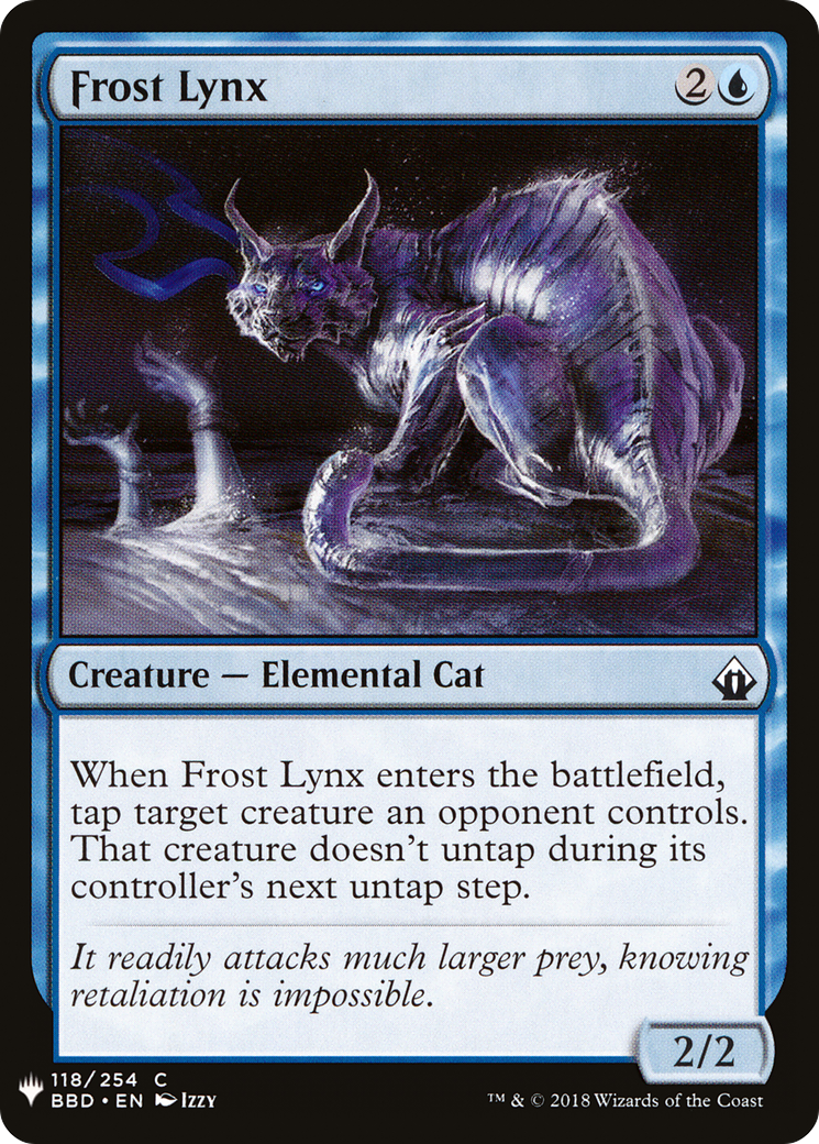 Frost Lynx (LIST-BBD-118) [The List]