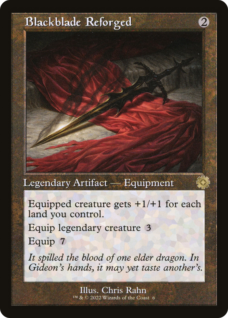 Blackblade Reforged (BRR-006) [The Brothers' War Retro Artifacts] Foil