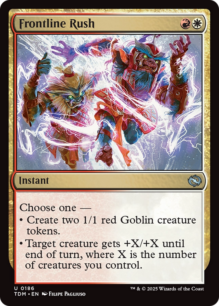 Frontline Rush (TDM-186) [Tarkir: Dragonstorm]