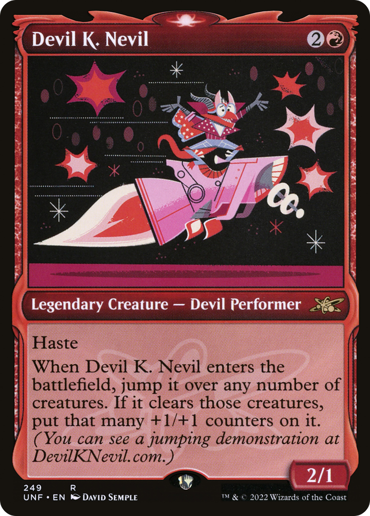 Devil K. Nevil (Showcase) (UNF-249) [Unfinity] Foil