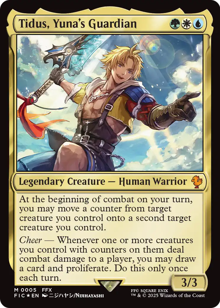 Tidus, Yuna's Guardian (FIC-005) [Commander: FINAL FANTASY]