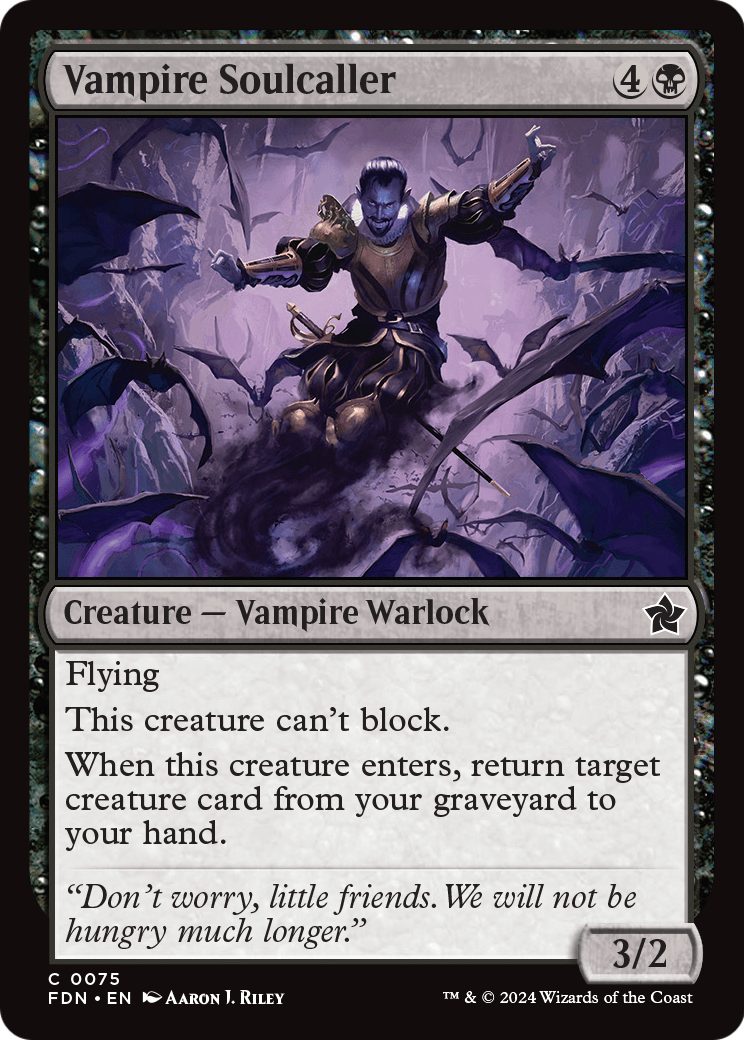 Vampire Soulcaller (FDN-075) [Foundations]