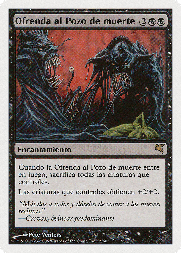 Death Pit Offering (Italian) - "Offerta per la Fossa della Morte" (PSAL-F25) [Salvat 2005]
