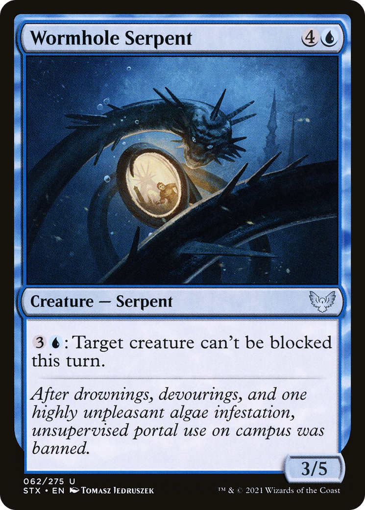 Wormhole Serpent (STX-062) [Strixhaven: School of Mages]