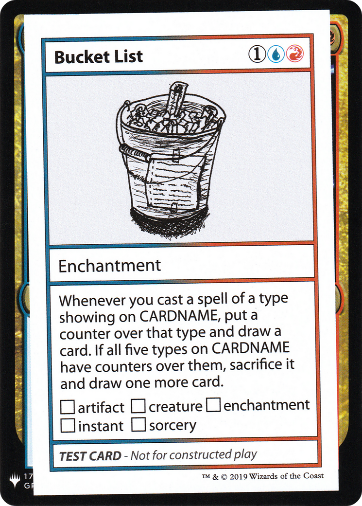 Bucket List [Mystery Booster Playtest Cards 2019]
