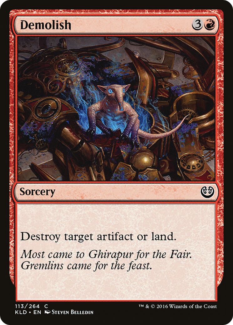 Demolish (KLD-113) [Kaladesh] Foil