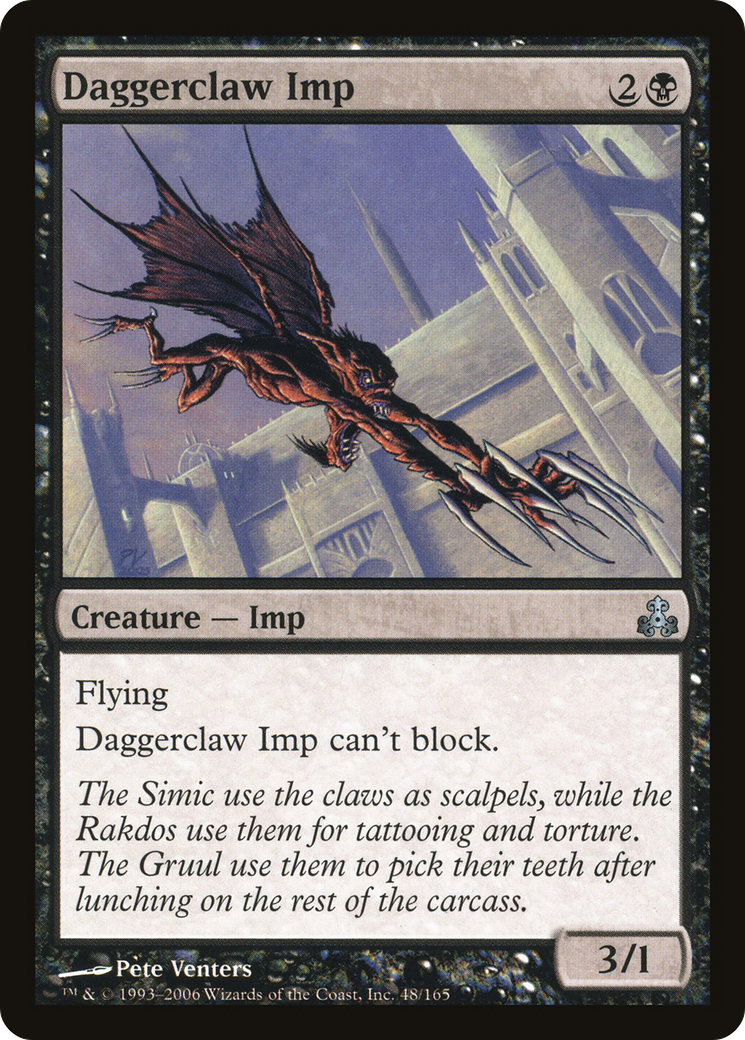 Daggerclaw Imp (GPT-048) [Guildpact] Foil