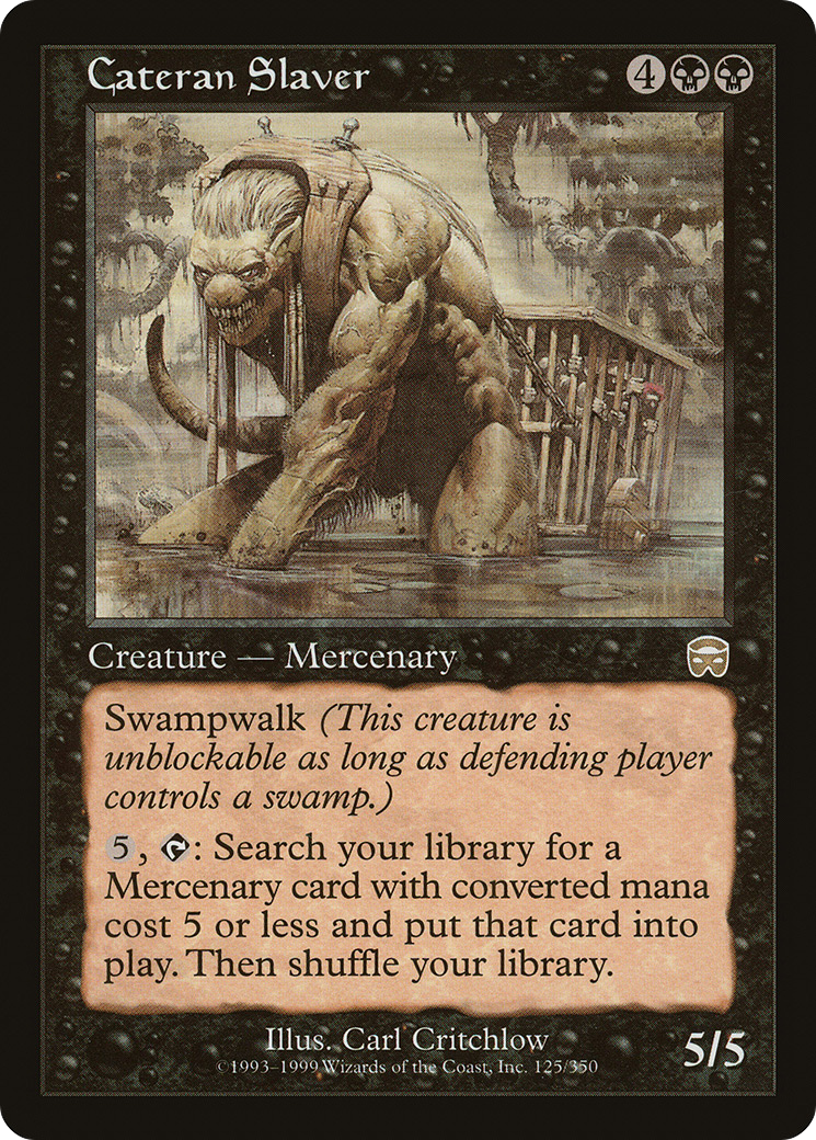 Cateran Slaver (MMQ-125) [Mercadian Masques]