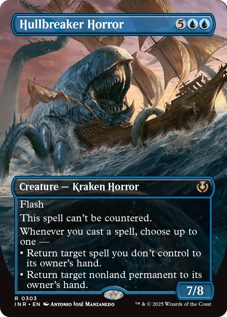 Hullbreaker Horror (Borderless) (INR-303) [Innistrad Remastered] Foil