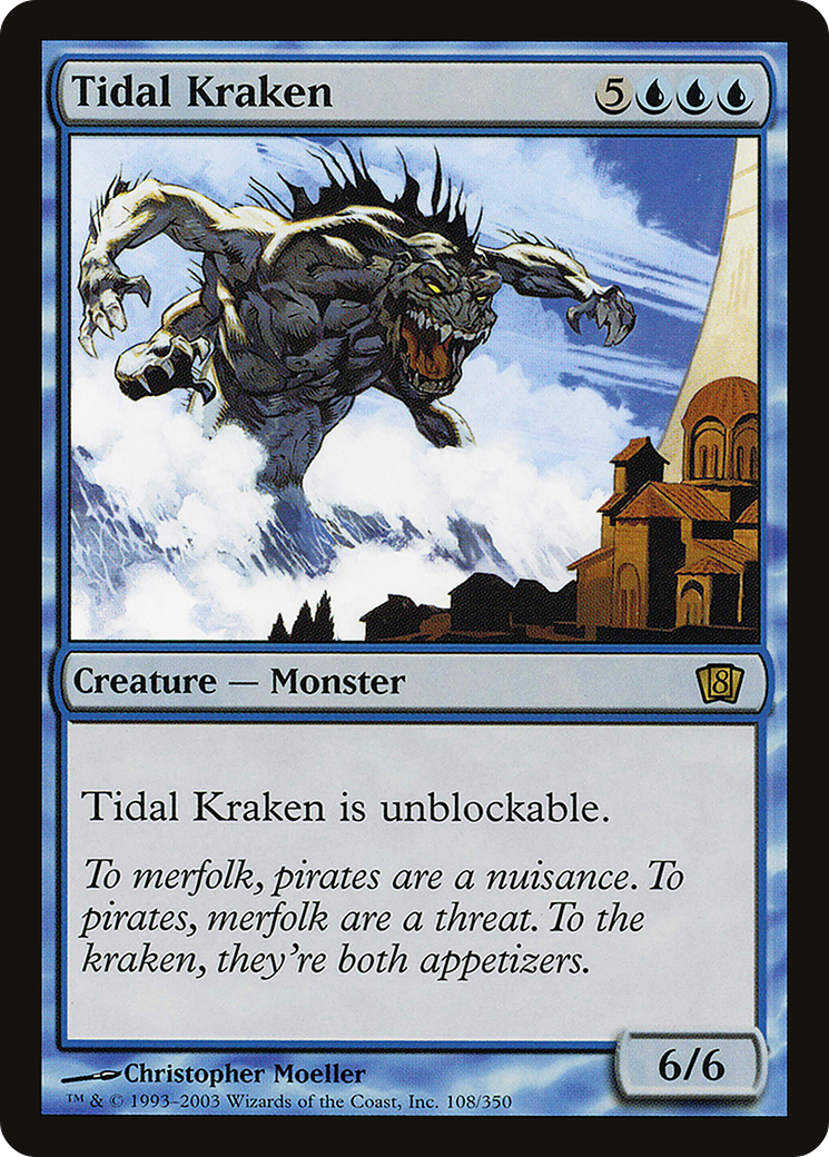 Tidal Kraken (8ED-108) [8th Edition]