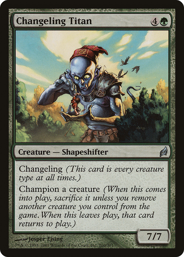 Changeling Titan (LRW-200) [Lorwyn] Foil