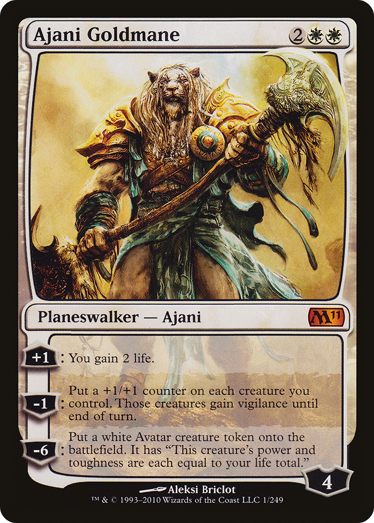 Ajani Goldmane (M11-001) [Magic 2011]