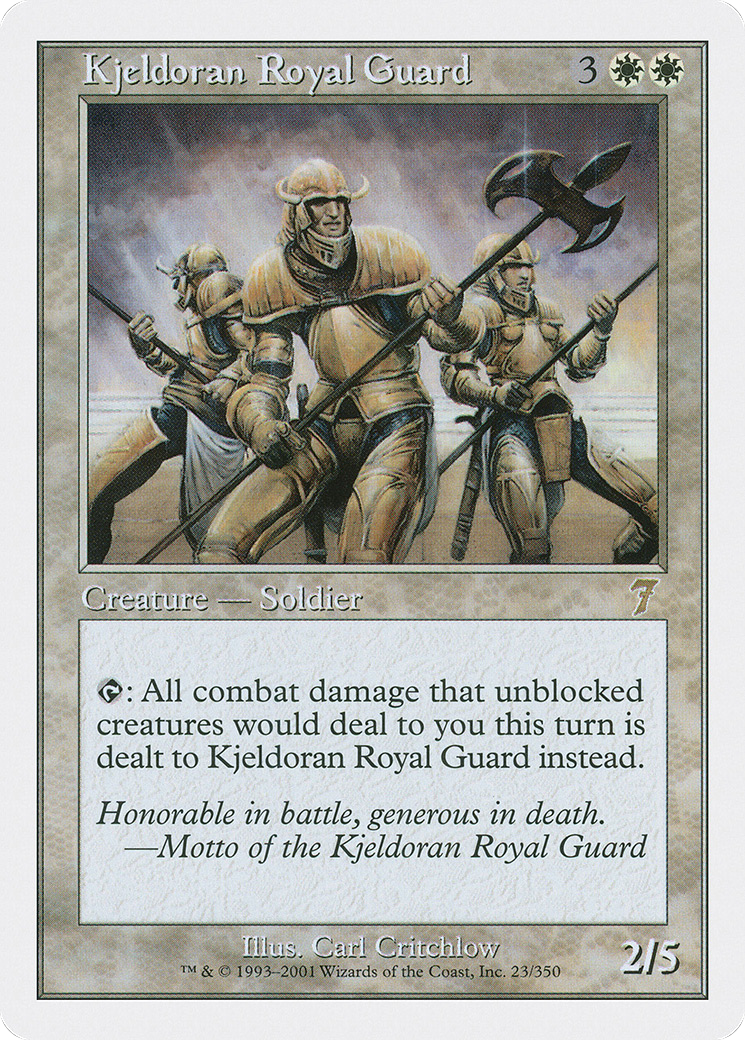 Kjeldoran Royal Guard (7ED-023) [7th Edition] Foil