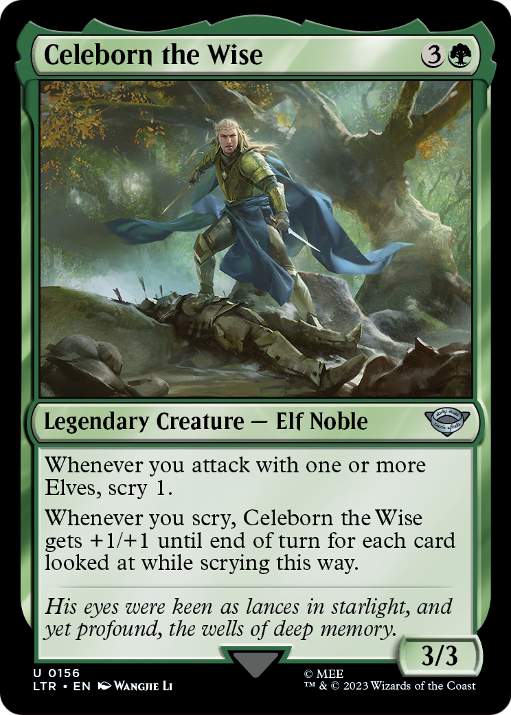 Celeborn the Wise (LTR-156) [The Lord of the Rings: Tales of Middle-earth] Foil