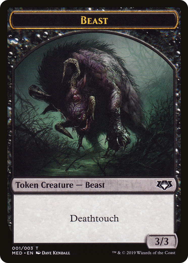 Beast (TMED-0W1) [Mythic Edition Tokens]
