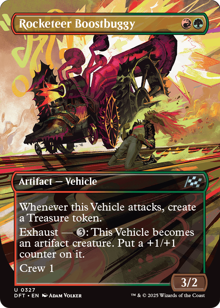 Rocketeer Boostbuggy (Borderless) (DFT-327) [Aetherdrift]