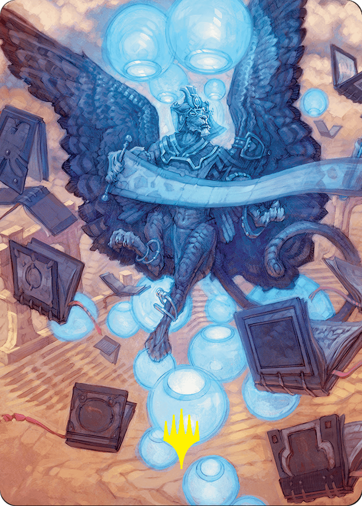 Sphinx of Forgotten Lore // Sphinx of Forgotten Lore (AFDN-033) (Borderless) [Foundations Art Series] Foil