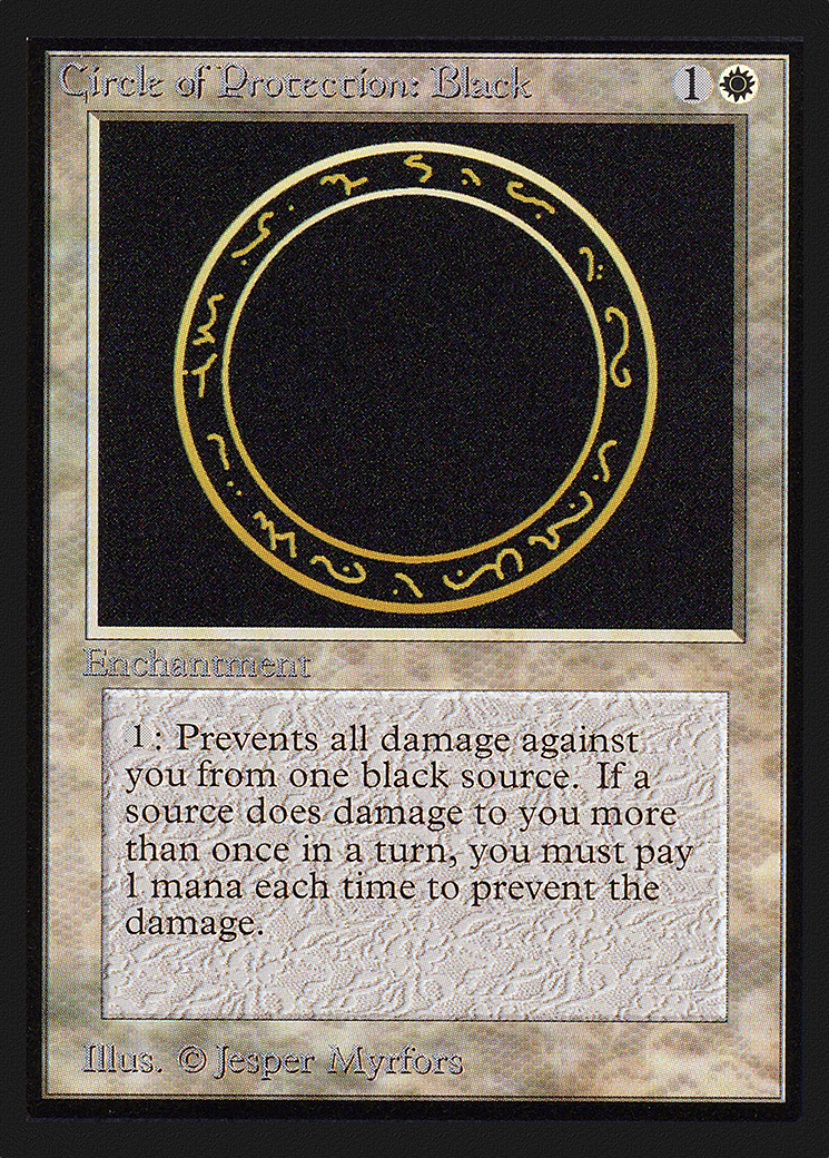 Circle of Protection: Black (CE) [Collectors' Edition]