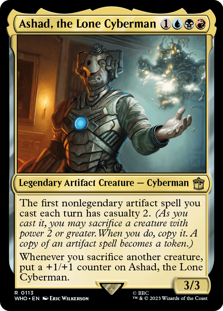 Ashad, the Lone Cyberman (WHO-113) [Doctor Who]