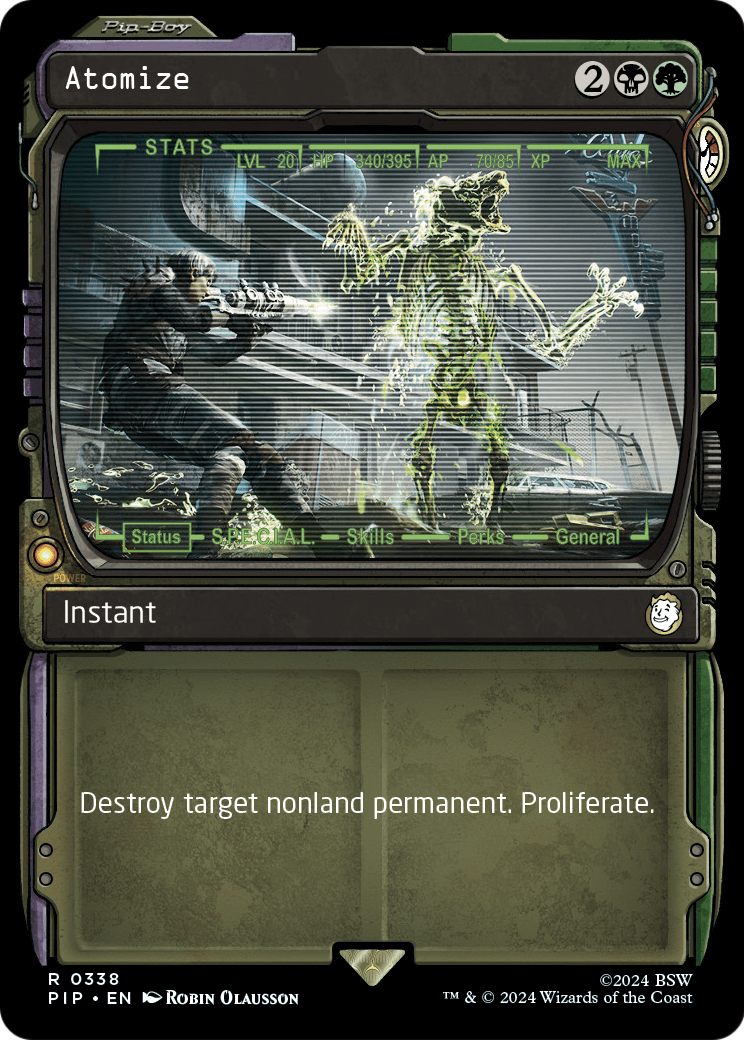 Atomize (Showcase) (PIP-338) [Fallout] Foil