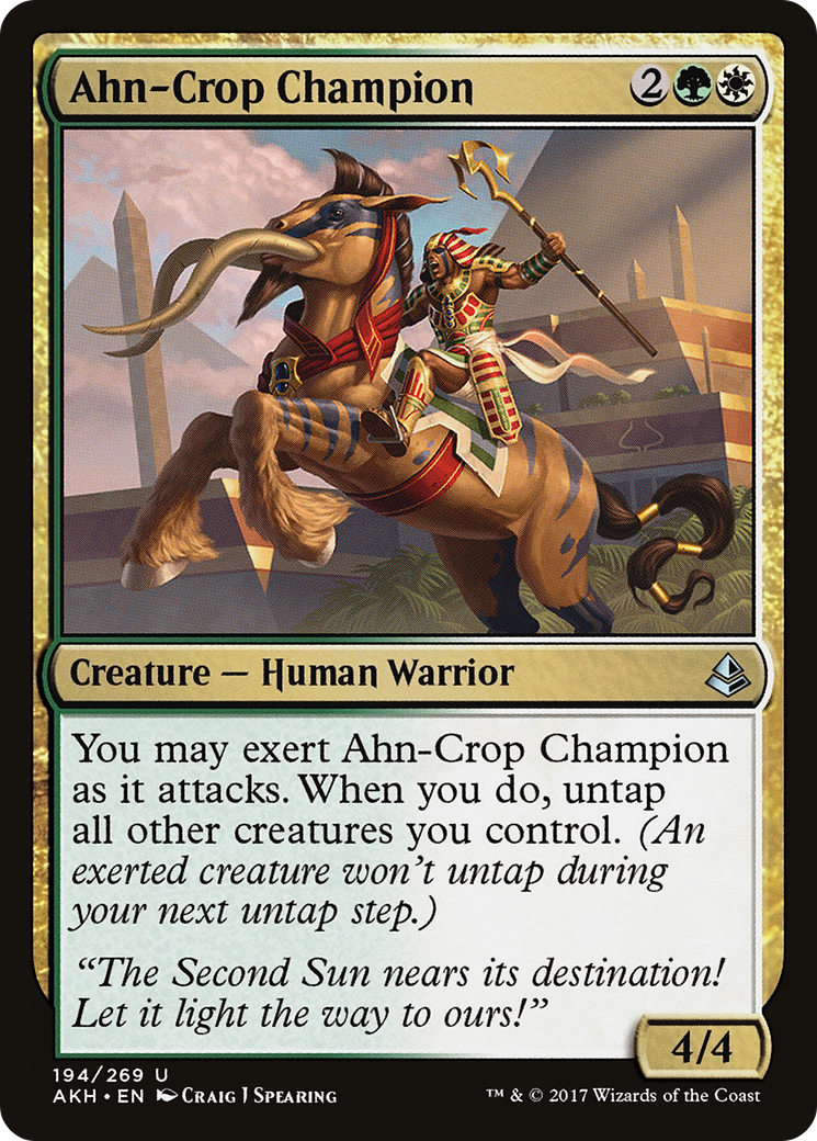 Ahn-Crop Champion (AKH-194) [Amonkhet] Foil