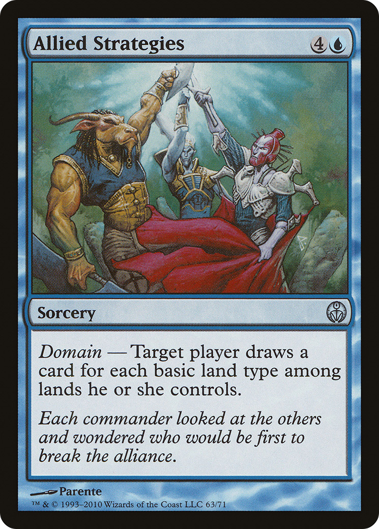 Allied Strategies (DDE-063) [Duel Decks: Phyrexia vs. the Coalition]