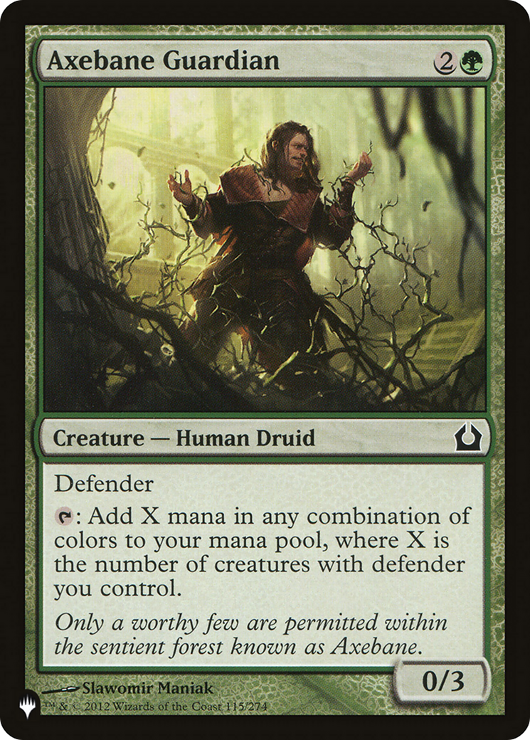Axebane Guardian (LIST-RTR-115) [The List]