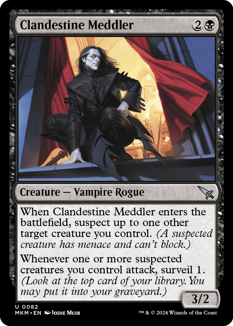 Clandestine Meddler (a) (MKM-082) [Murders at Karlov Manor] Foil