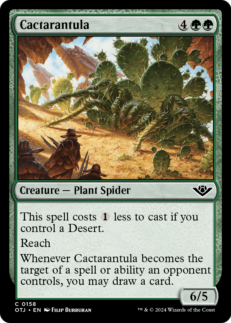 Cactarantula (OTJ-158) [Outlaws of Thunder Junction] Foil