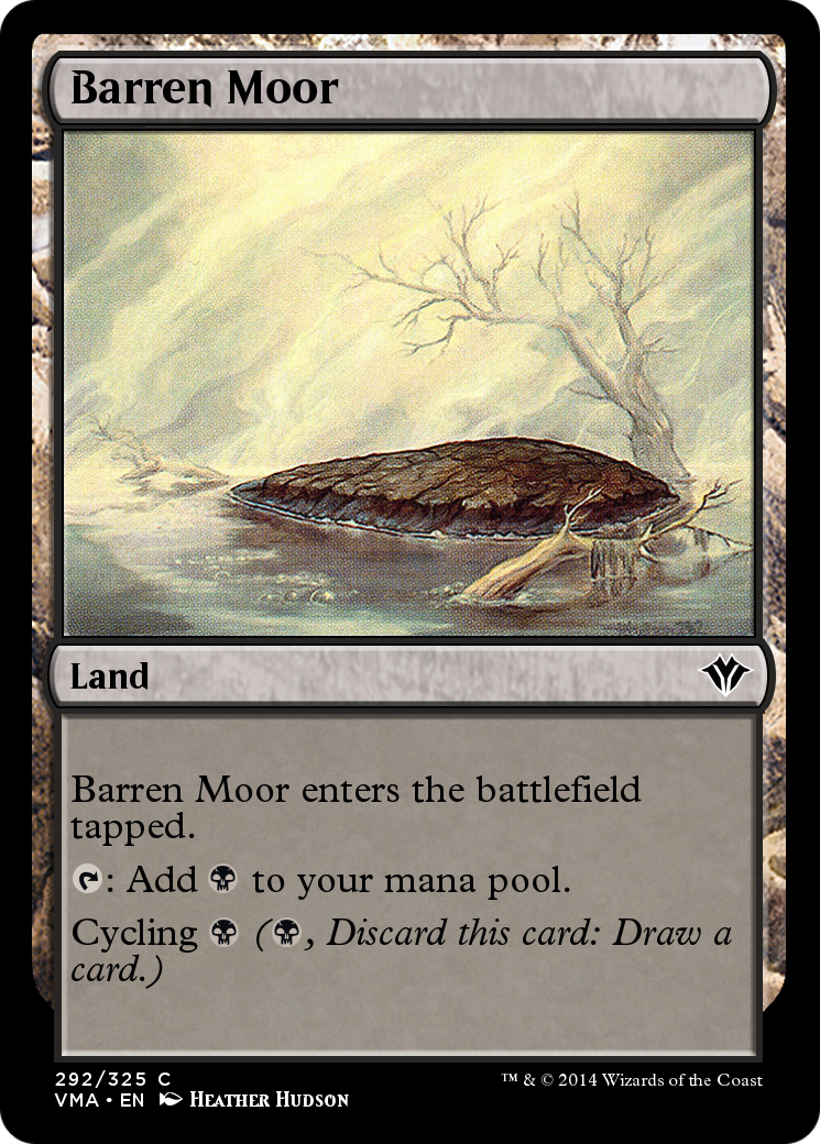 Barren Moor (VMA-292) [Vintage Masters] Foil