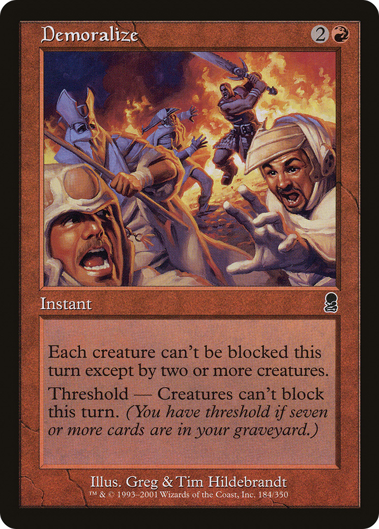 Demoralize (ODY-184) [Odyssey]