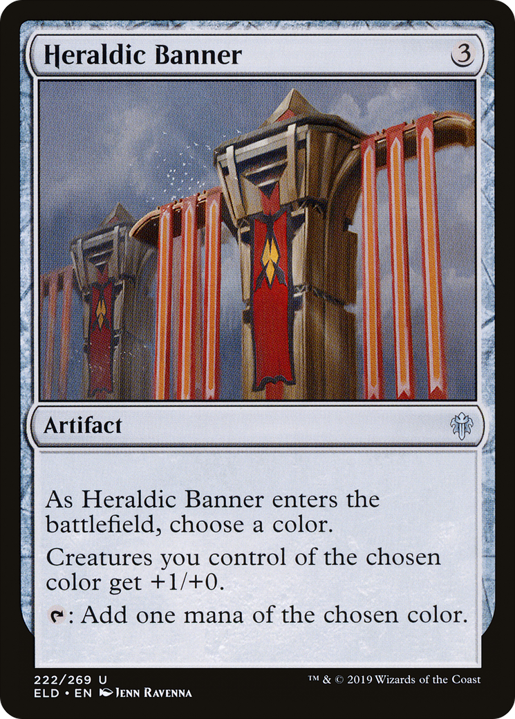 Heraldic Banner (ELD-222) [Throne of Eldraine] Foil