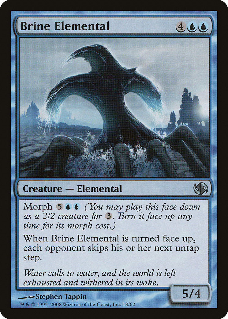 Brine Elemental (DD2-018) [Duel Decks: Jace vs. Chandra]