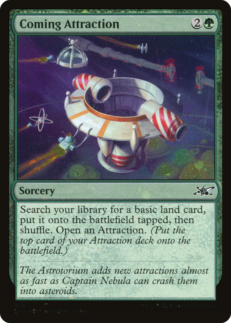 Coming Attraction (Galaxy Foil) (UNF-421) [Unfinity] Foil