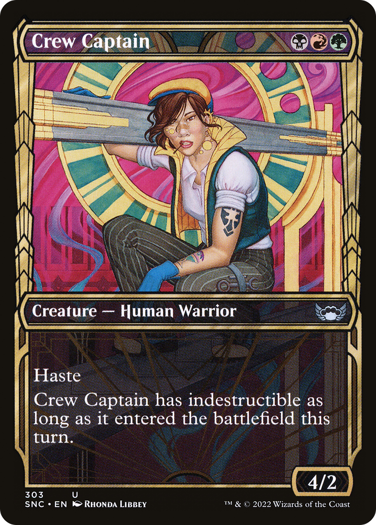 Crew Captain (Showcase) (SNC-303) [Streets of New Capenna] Foil