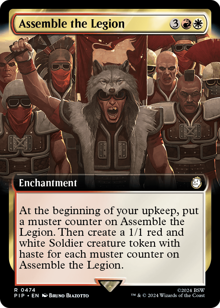 Assemble the Legion (Extended Art) (PIP-474) [Fallout] Foil