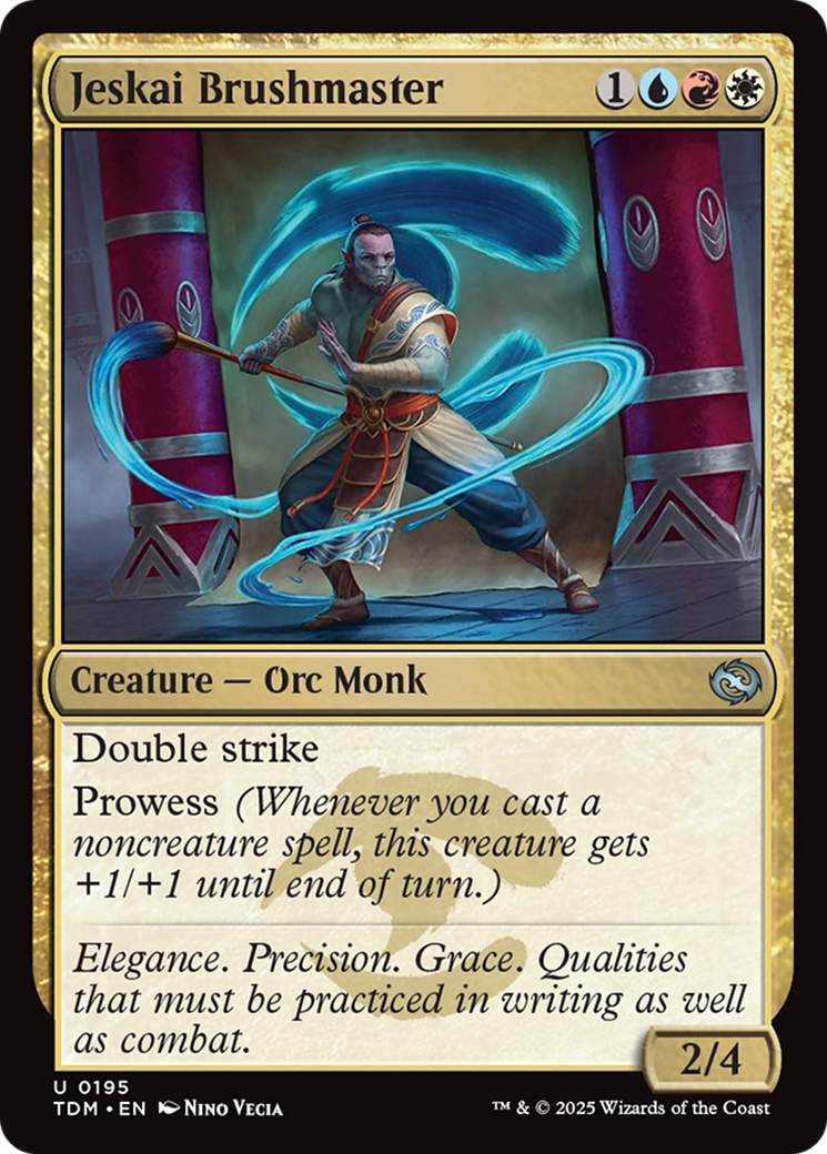 Jeskai Brushmaster (TDM-195) [Tarkir: Dragonstorm]