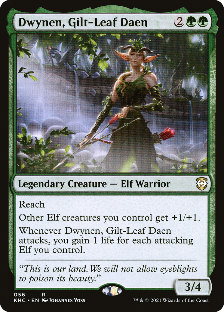 Dwynen, Gilt-Leaf Daen (KHC-056) [Kaldheim Commander]