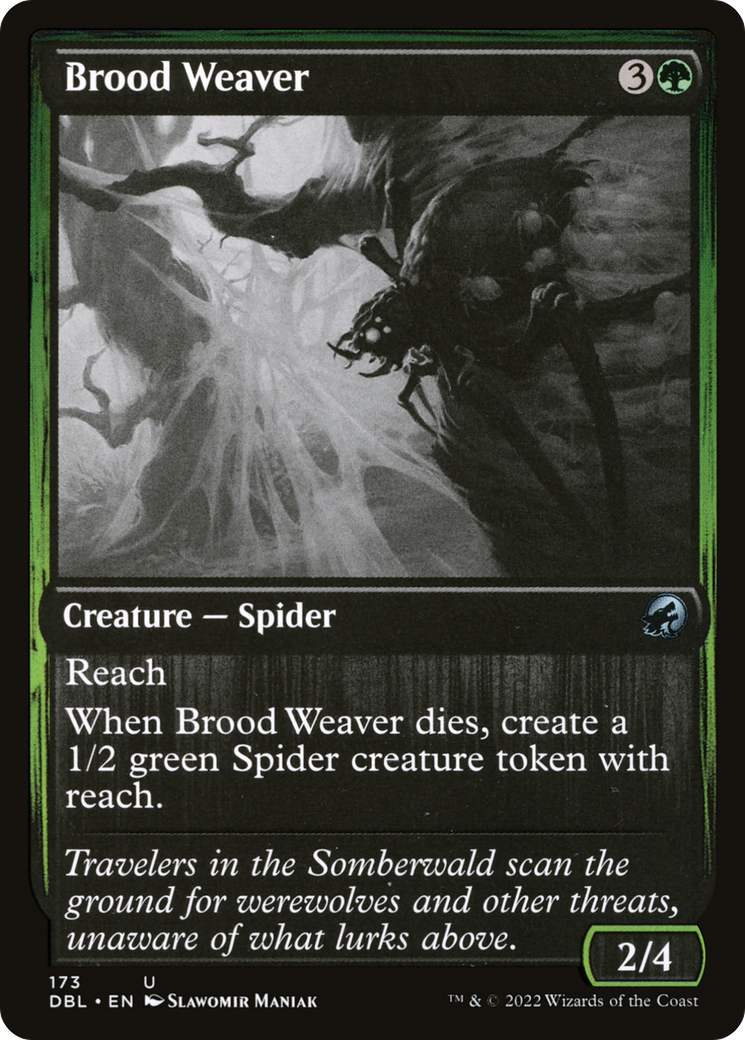 Brood Weaver (DBL-173) [Innistrad: Double Feature] Foil