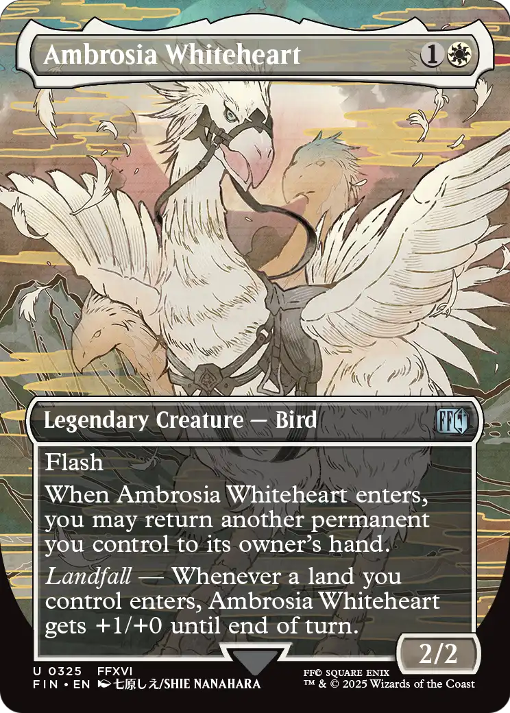 Ambrosia Whiteheart (Borderless) (FIN-325) [FINAL FANTASY]