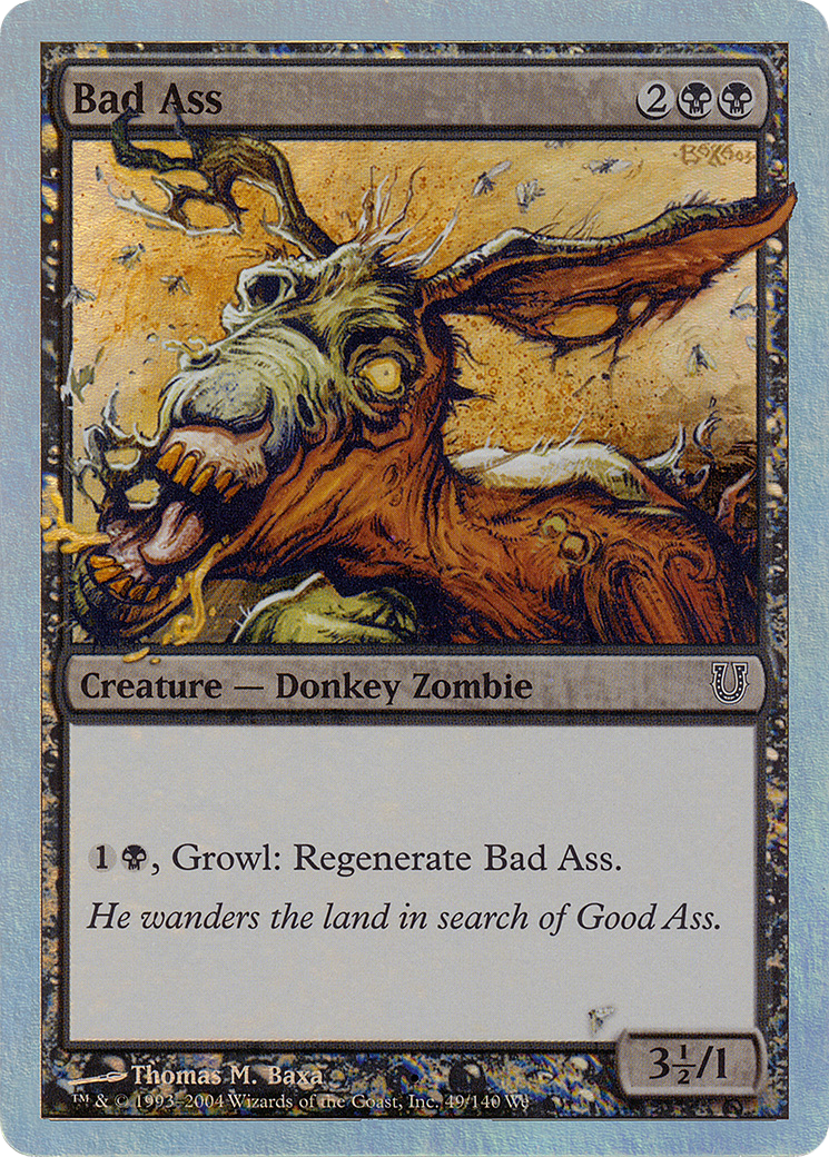 Bad Ass (Alternate Foil) (UNH-049) [Unhinged] Foil