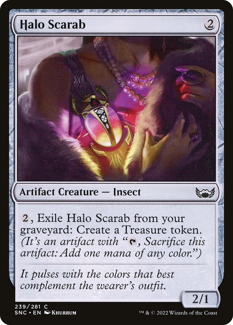 Halo Scarab (SNC-239) [Streets of New Capenna] Foil