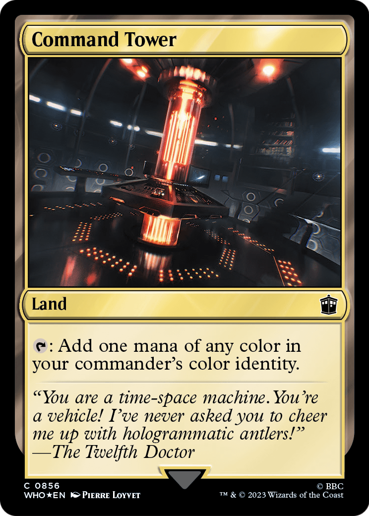 Command Tower (WHO-856) (Surge Foil) [Doctor Who] Foil