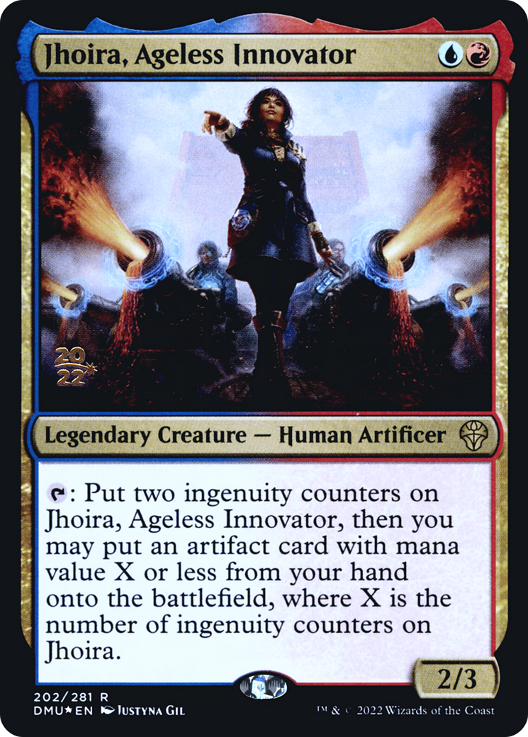 Jhoira, Ageless Innovator (PRE-202) [Dominaria United Promos] Foil