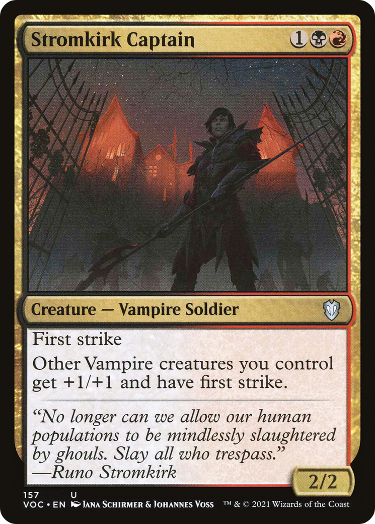 Stromkirk Captain (VOC-157) [Crimson Vow Commander]
