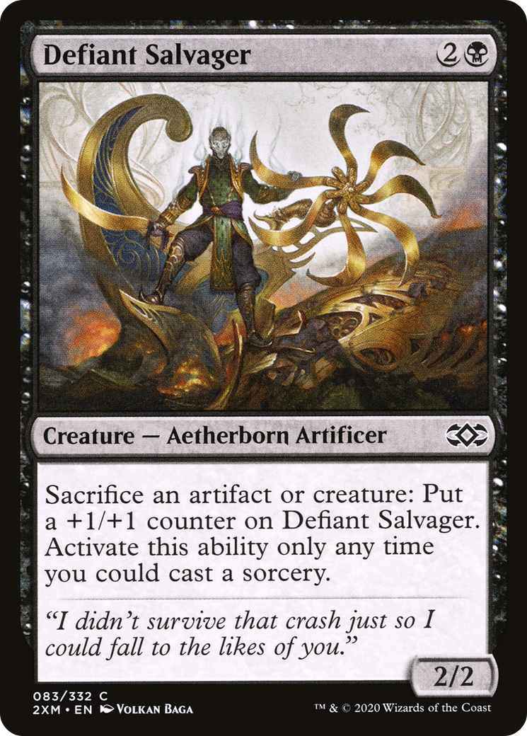 Defiant Salvager (2XM-083) [Double Masters] Foil