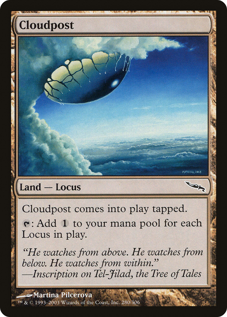 Cloudpost (MRD-280) [Mirrodin] Foil