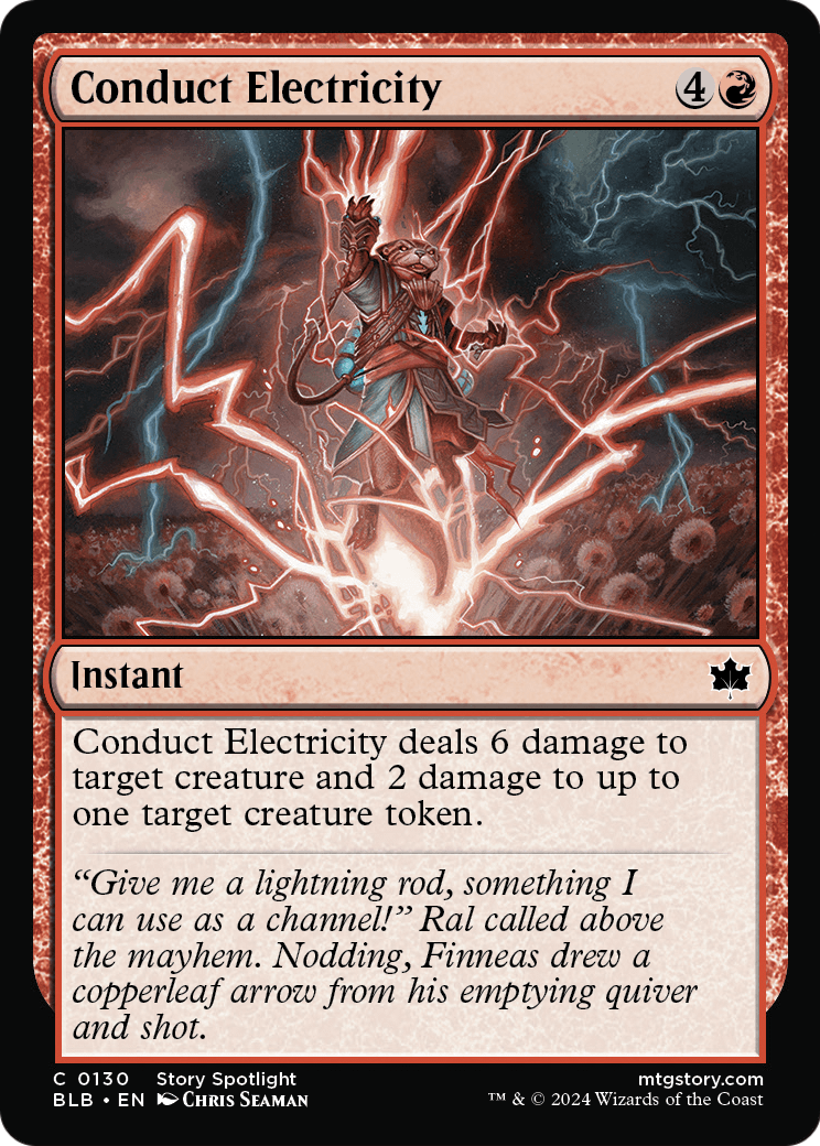Conduct Electricity (BLB-130) [Bloomburrow]